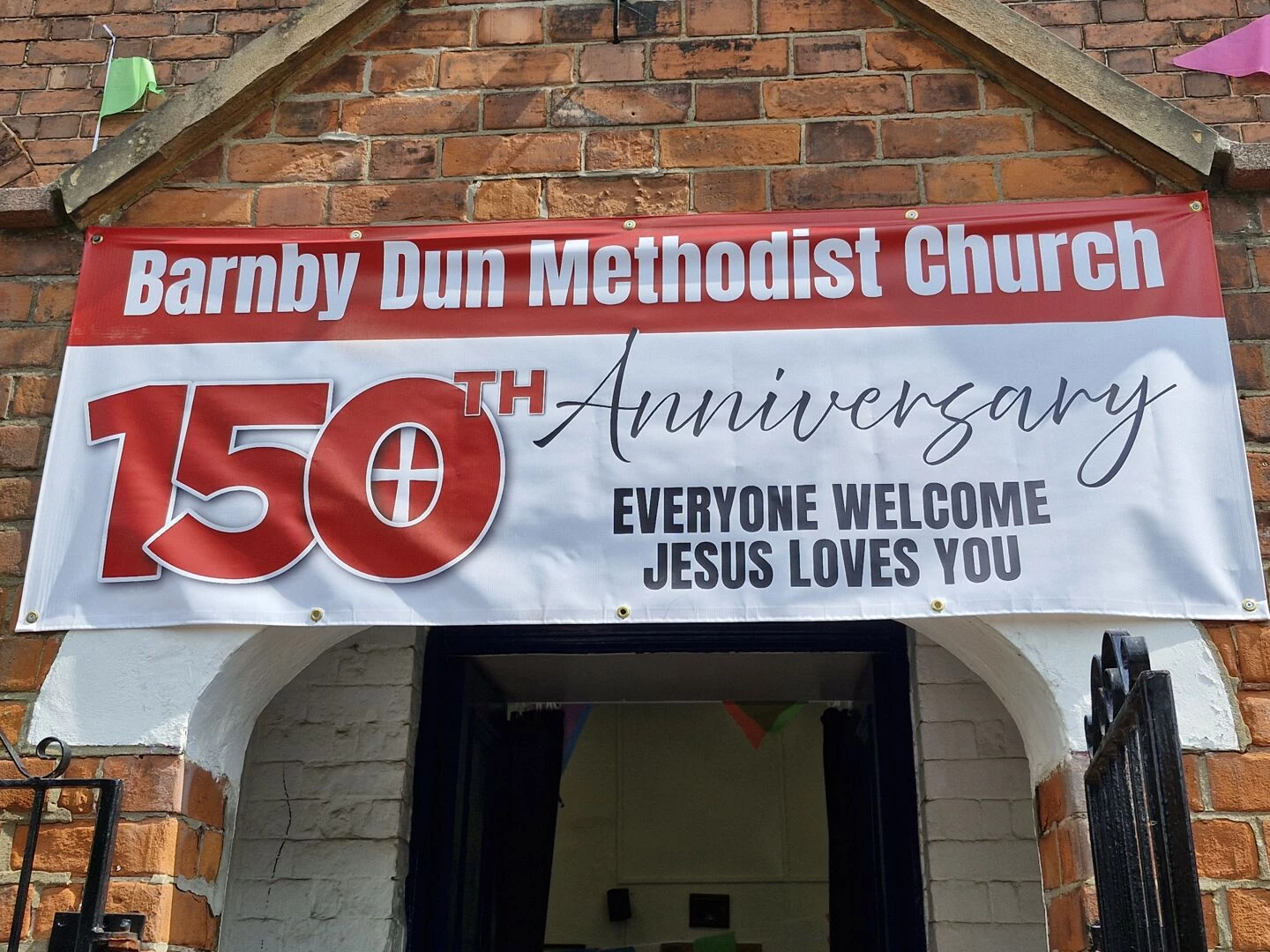 150 yr anniversary banner