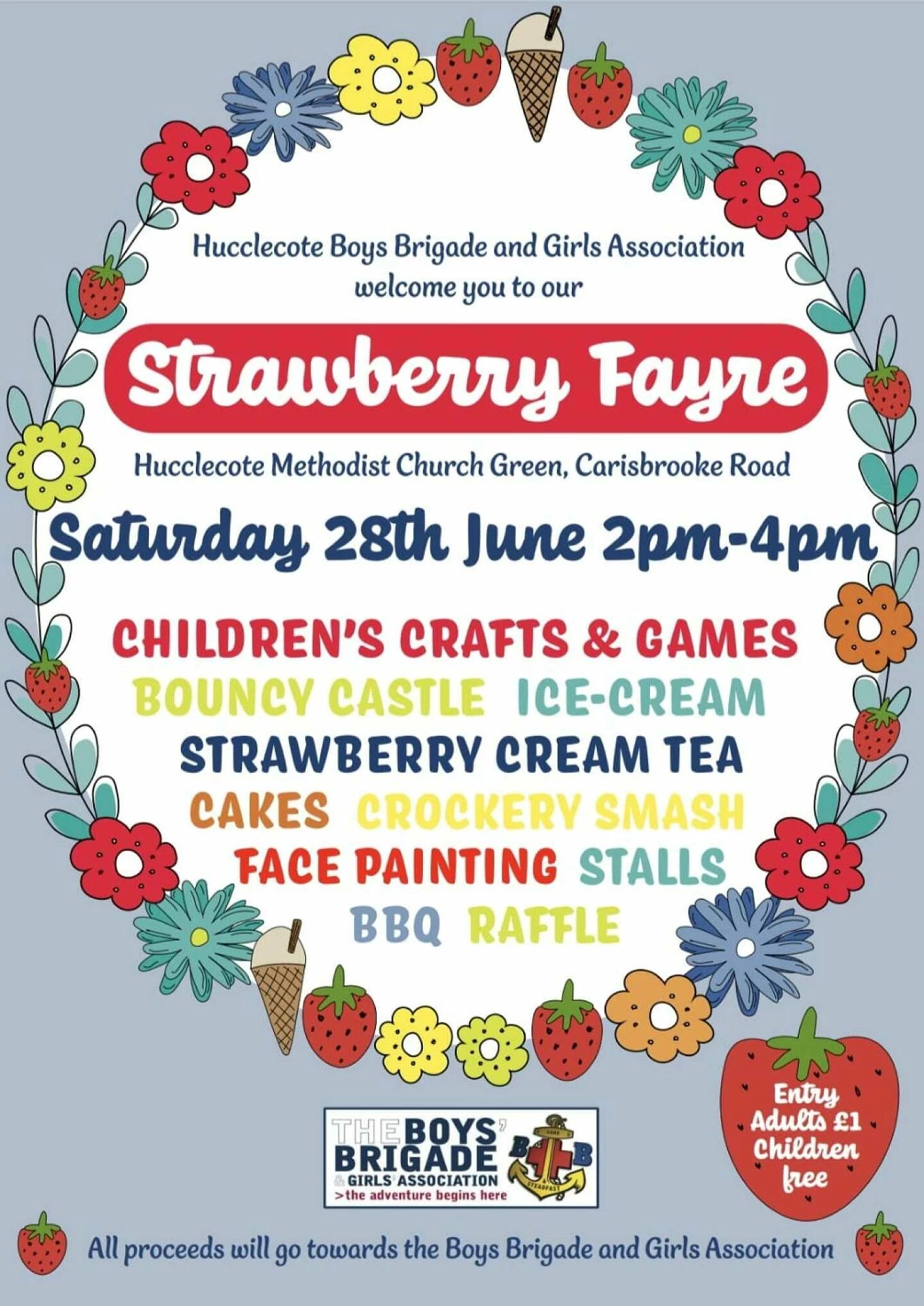 2025 strawb fayre poster