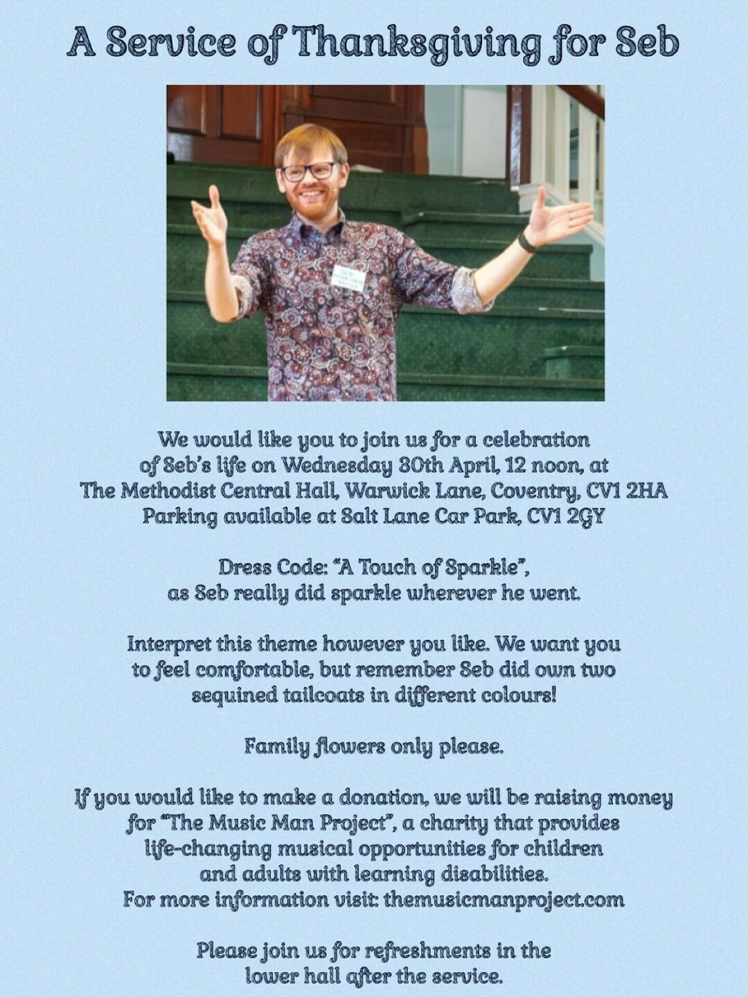 20250430 service of thanksgiving for seb