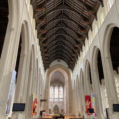 28 may  inside st edmundsbury cathedral