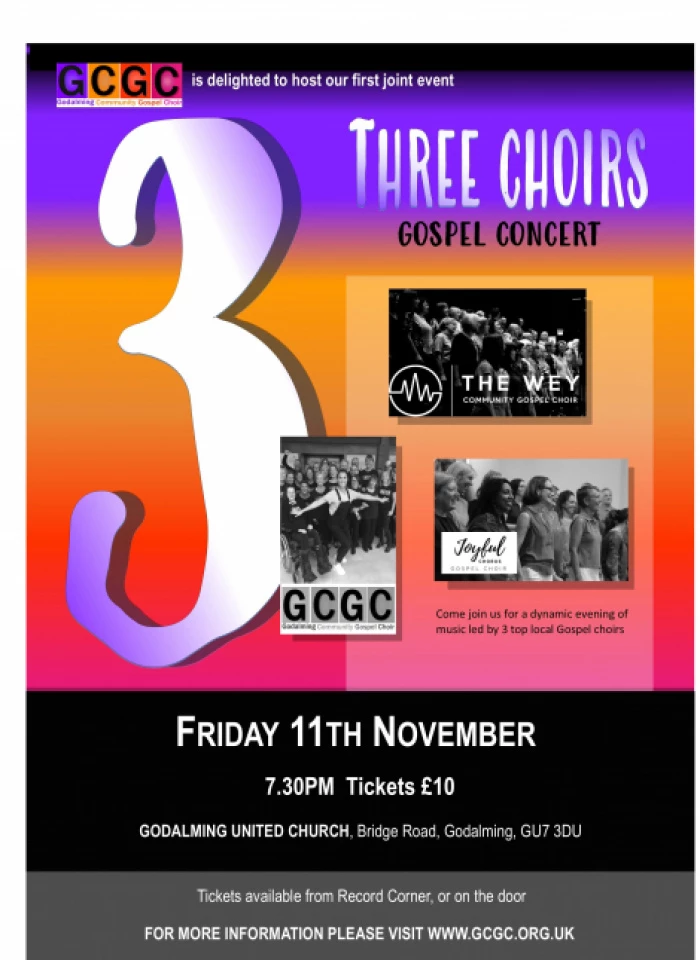 3 choirs poster