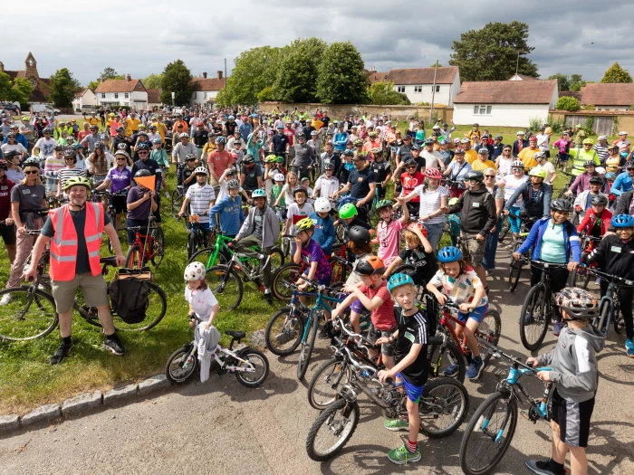 400 riders on the big bike ride 2024
