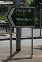 a51 road sign