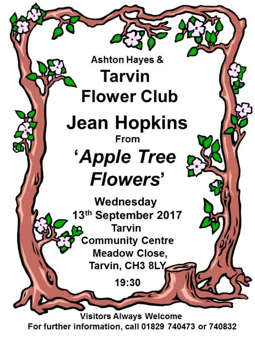 ah  t flower club poster sep 2017