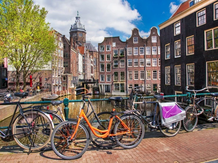 amsterdam cycle bicycle street bridge