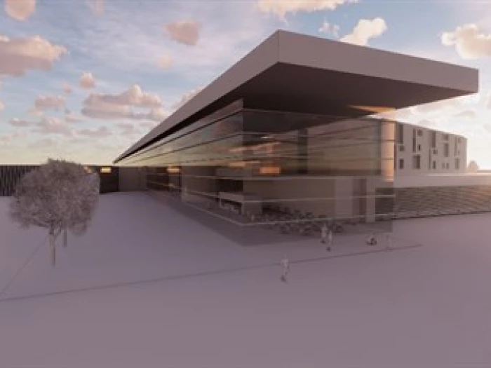architects impression of new leighton hospital