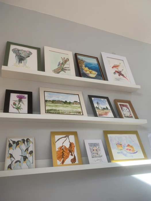 artwork at tea rooms