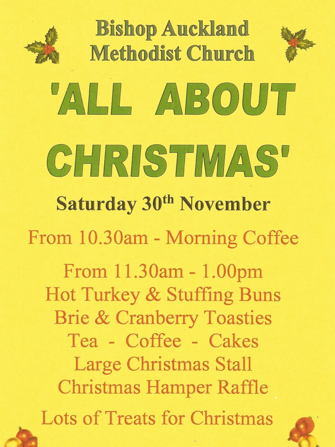 bamc christmas coffee morning