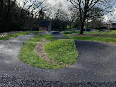 battle pump track with logo