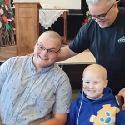 bens head shave final look