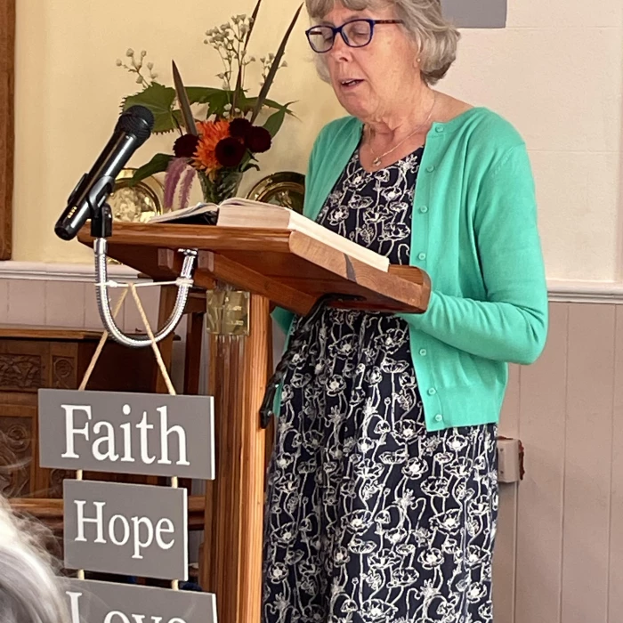 bible reading lynne owens organist and steward at