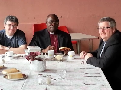 bishop olu at mens breakfast