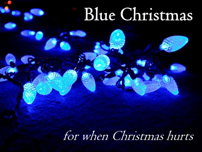 blue christmas