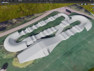 bmx track design model