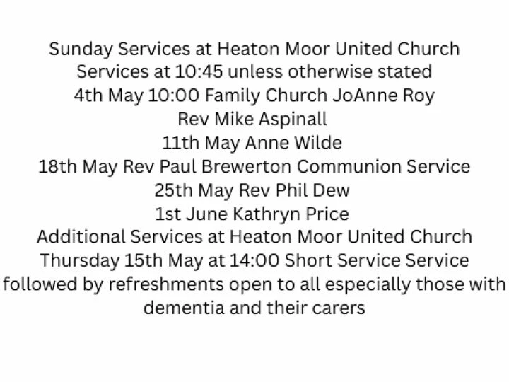 May Services