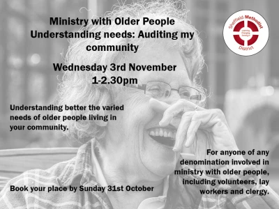 Ministry with Older People auditing community website