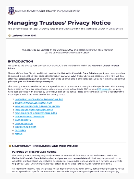 GDPR managing-trustees-privacy-notice