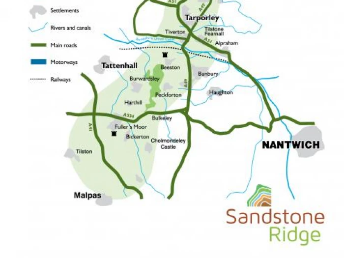 Sandstone Ridge detailed map