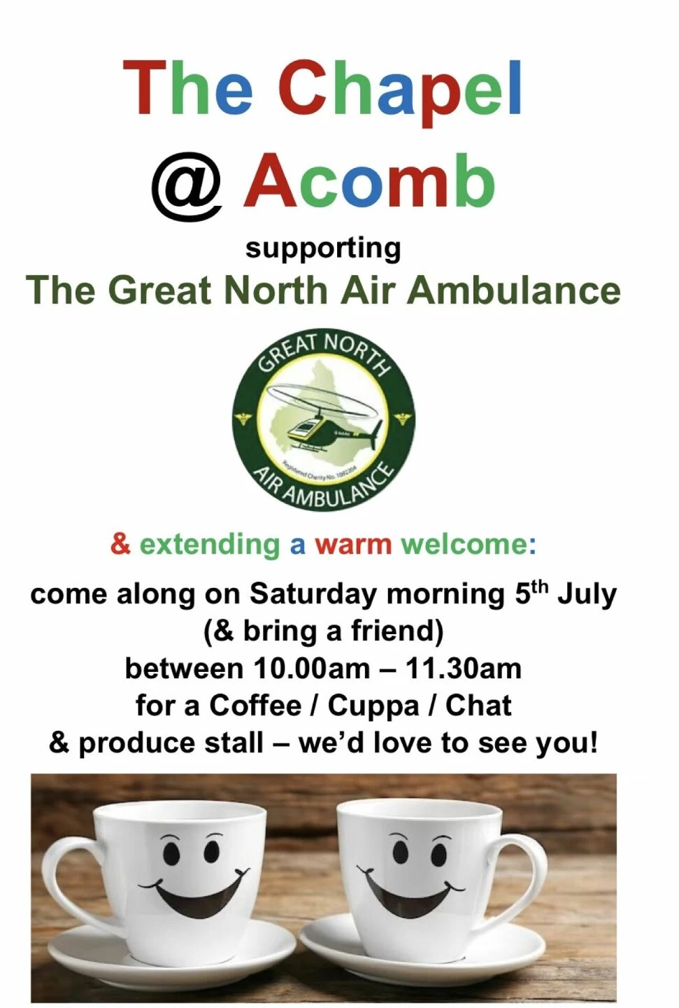 Acomb Coffee Morning July 2025