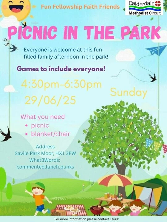 Picnic in The Park 29th June2025