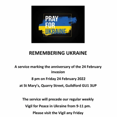 Remembering Ukraine 24-2-23