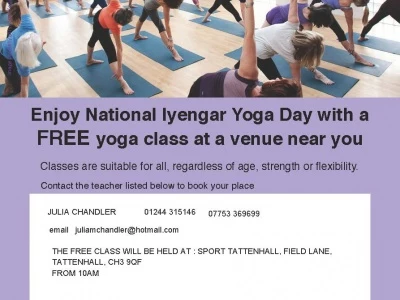 National Iyengar Yoga Day Poster