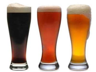 three-beer-glasses