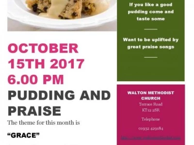 Walton Pudding and Praise October 15th 2017