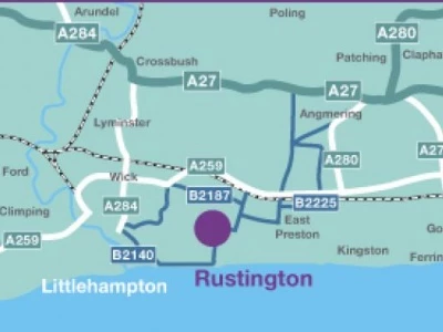 Rustington Map
