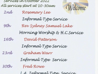 Services in October '22