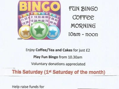 Fun Bingo Saturday 7th January 2023