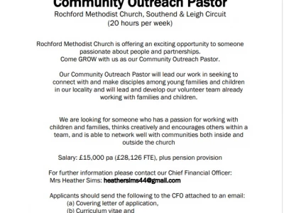 Community Outreach Pastor 2023