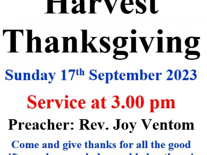 Harvest Thanksgiving 2023