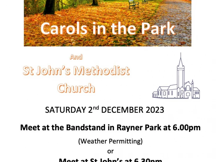 Carols in the Park Poster