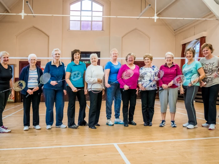 Members of the Ladies Badminton Team