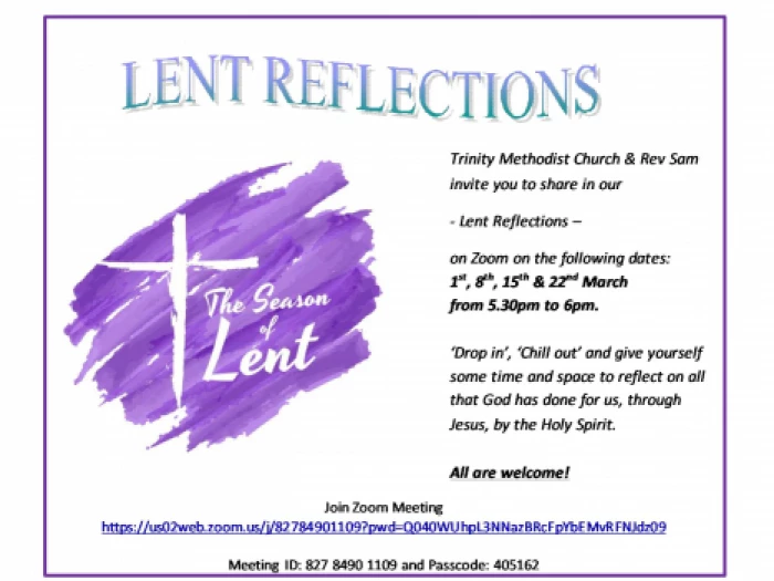 Lent Reflections Trinity