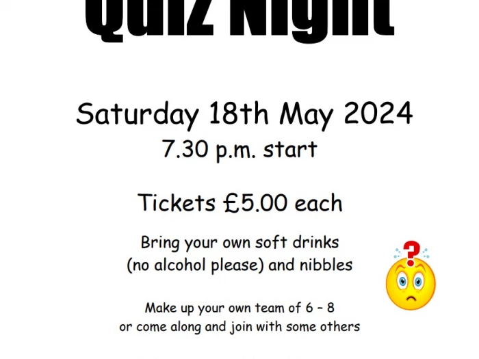 Thorpe Bay Quiz Night 18th May
