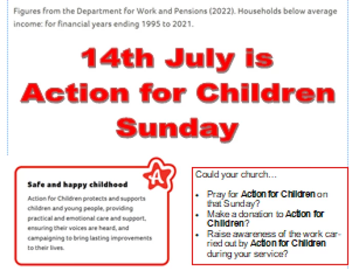 Action For Children Sunday