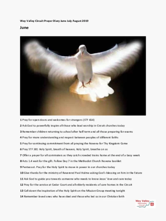Circuit Prayer Diary 2019