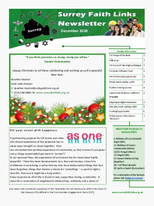 SFL Newsletter December 2020