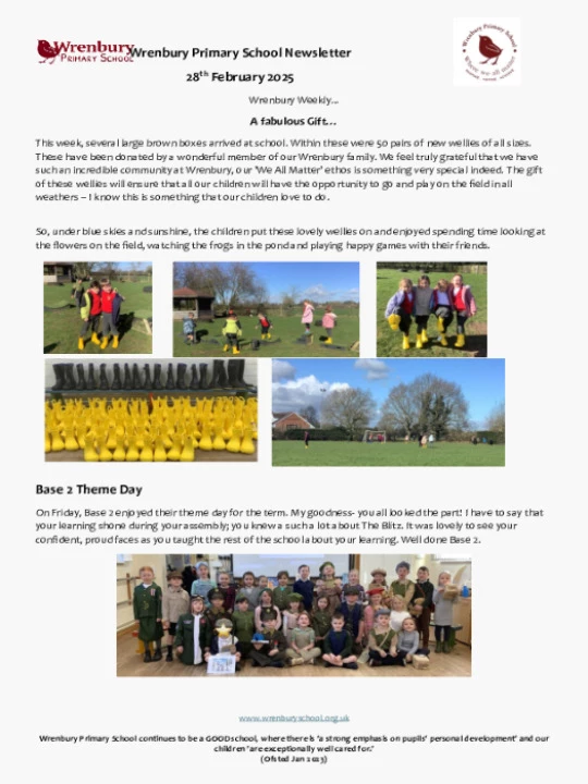 Wrenbury Newsletter