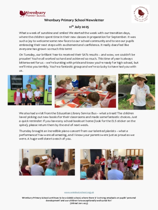Wrenbury Newsletter