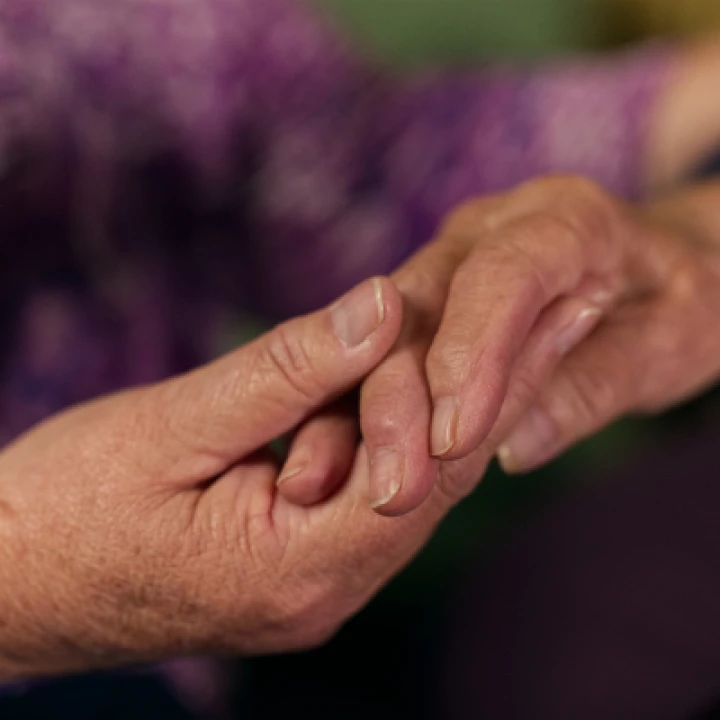 Mary hand holding