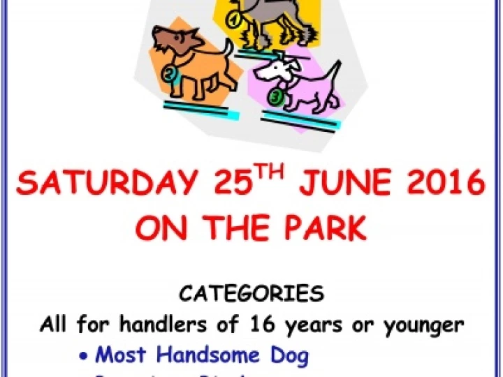 POSTER NOVELTY DOG SHOW