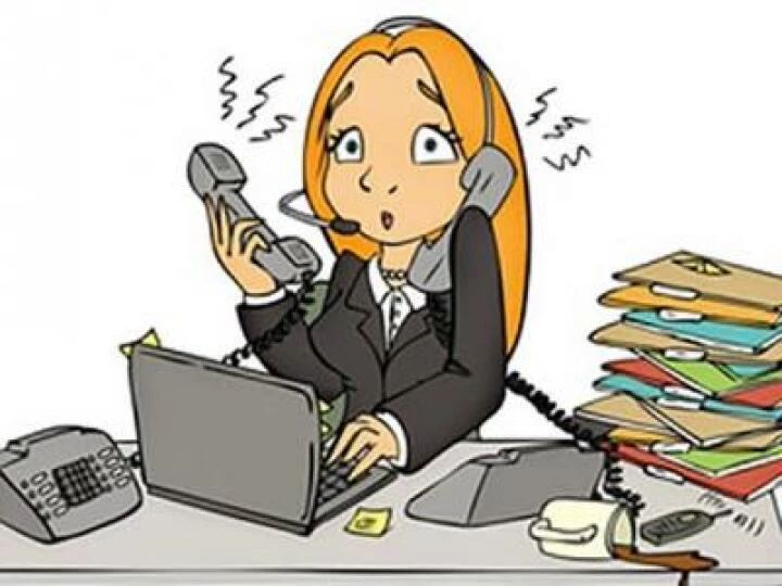 Call centre cartoon