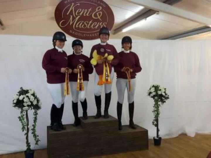 Cheshire Chicks Dressage team at Quest Regionals 2017