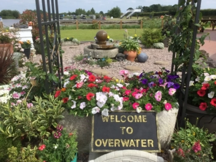 Flowers outside Marina Reception