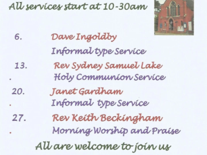 Services in March 2022