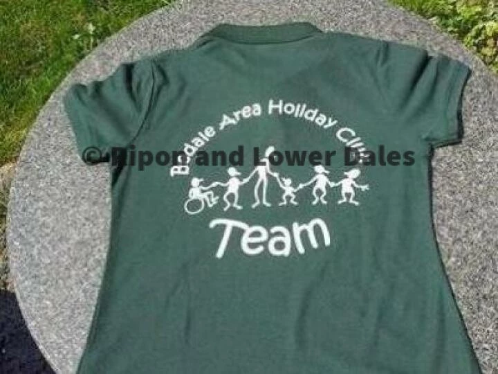 Bedale Area Holiday Club t shirt