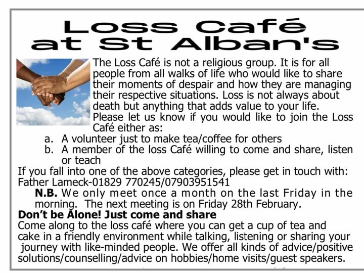 Loss Cafe at St Alban's